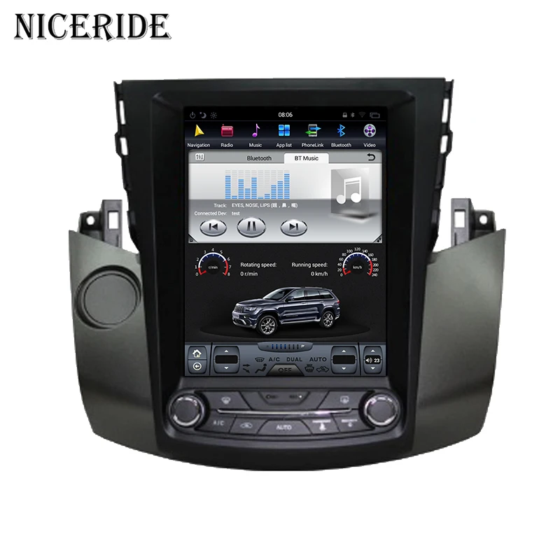 Top 10.4" Vertical Tesla Style Screen Android Car GPS Navigation Radio for Toyota RAV4 2008-2012 Multimedia Headunit Autoradio Wifi 4 Top 10.4" Vertical Tesla Style Screen Android Car GPS Navigation Radio for Toyota RAV4 2008-2012 Multimedia Headunit Autoradio Wifi 4