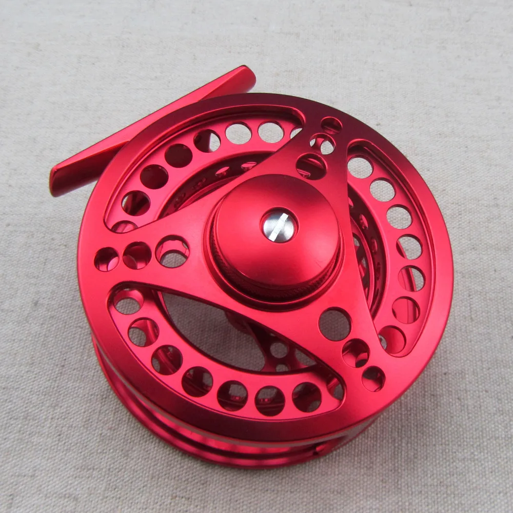 

5/6 CNC Machined Aluminum Fly Fishing Reel Large Arbor Left and Right Handed Changeable Disc Drag System Reel Diameter 85mm