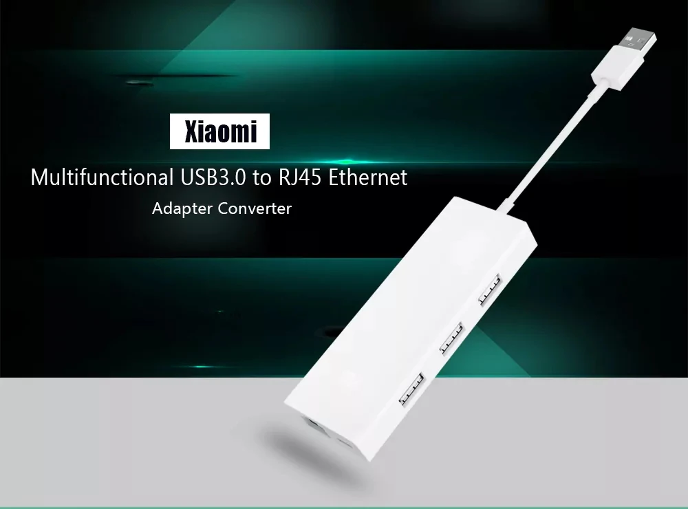 Адаптер Xiaomi USB3.0 в RJ45 Gigabit Ethernet конвертер/usb концентратор высокоскоростной usb