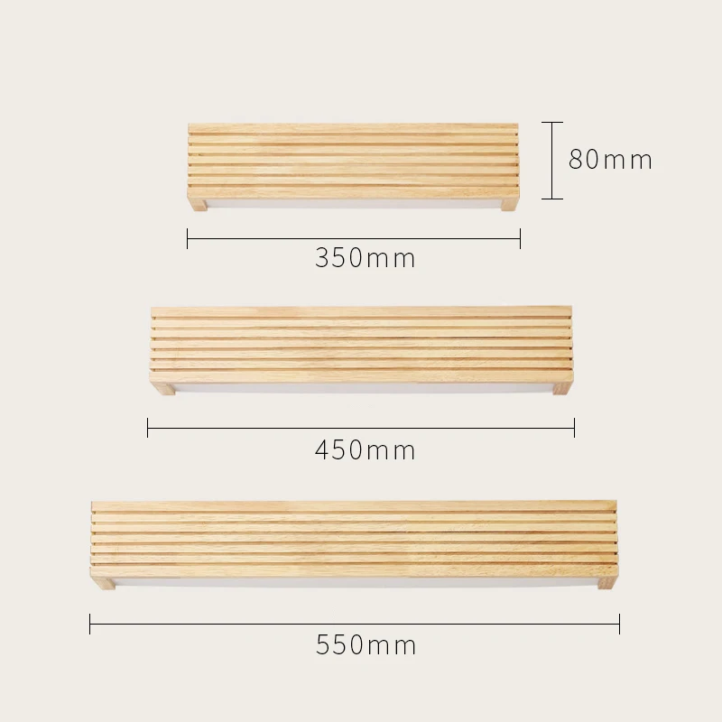 Horsten Modern Japanese Style Led Lamp Oak Wooden Wall Lamp Nordic Solid Wood Mirror Wall Lights Sconce For Bedroom Bathroom Home Lighting (2)