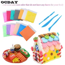 Мягкая глина для моделирования воздушная глина с инструментами 24 цвета Полимерная глина Пластилин DIY цветной Пластилин узнать Toys игрушки для детей