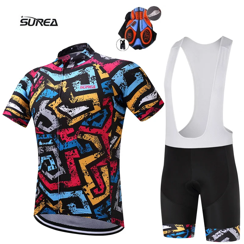 2019 summer style lightning Cycling jersey sets men Clothing Maillot Sportswear 9D gel pad mtb | Спорт и развлечения