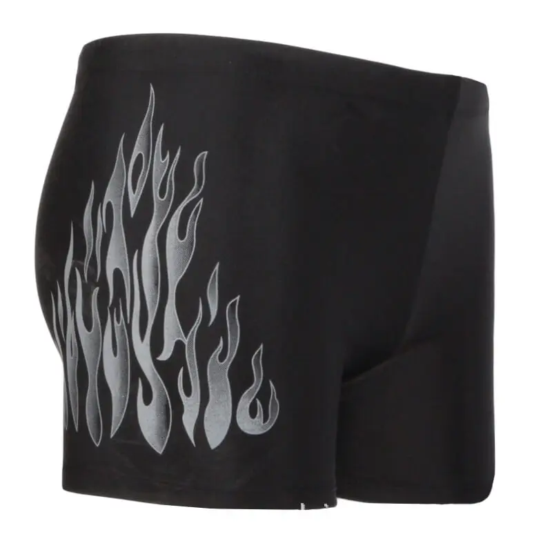 

Men Swimming Short Trunks Male Beach Swimwear Nylon Wave Quick Drying Swimsuit Low Rise Printing Quick-dry Underwear Boxer