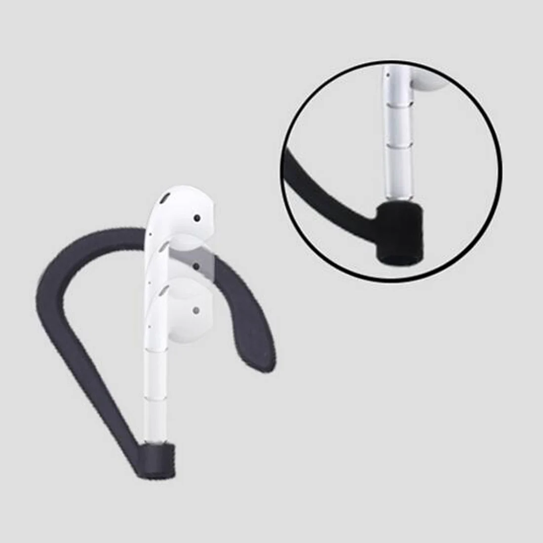 Marsnaska Anti-Lost Earhook Holder for Apple AirPods Strap Silicone Sports Anti-lost Ear Hook 1 Pair Marsnaska Anti-Lost Earhook Holder for Apple AirPods Strap Silicone Sports Anti-lost Ear Hook 1 Pair