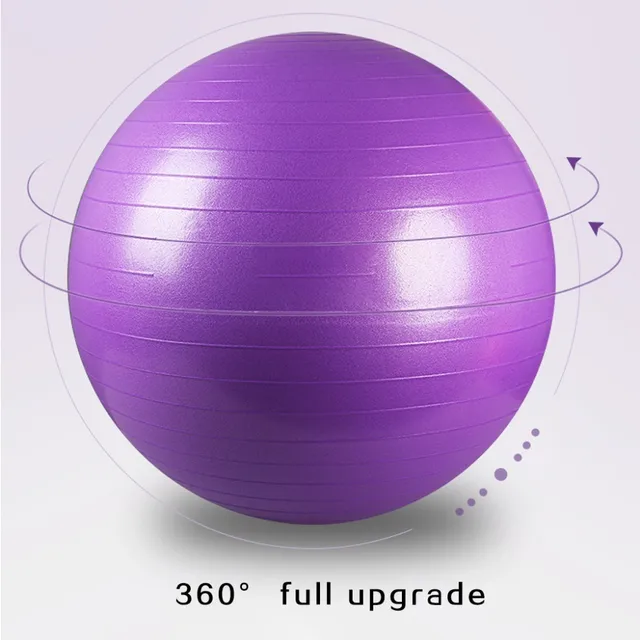 WorthWhile Gym Yoga Balls Pilates Fitness Exercise Balance Ball Workout Training Powerball Equipment Accessories 55cm 65cm 75cm 2
