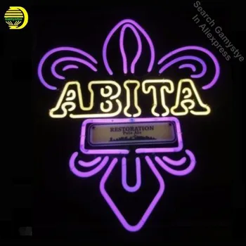 

ABIT BEER Custom Handmade Real Glass Neon Sign Beer Bar Light custom LOGO neon lights Art Lamps vintage neon signs store display