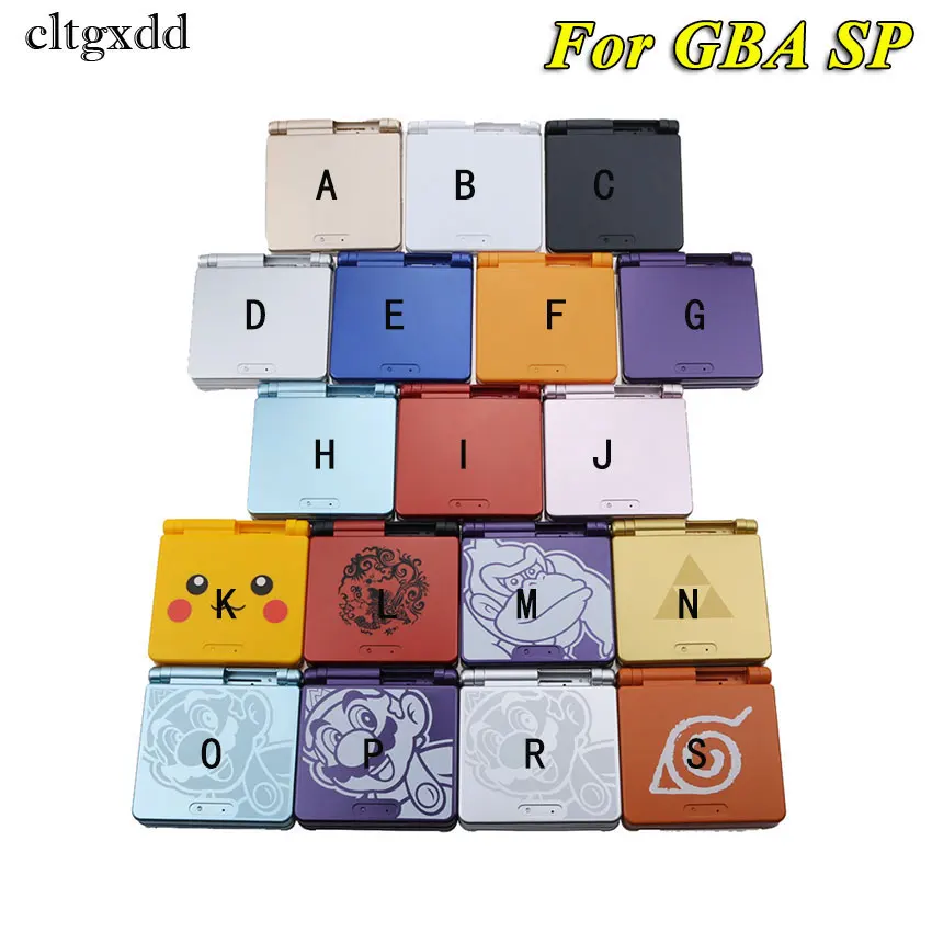 

cltgxdd Cartoon Limited Edition Full Housing Shell for Nintendo for GBA SP Game Console Cover Case for Gameboy Advance SP