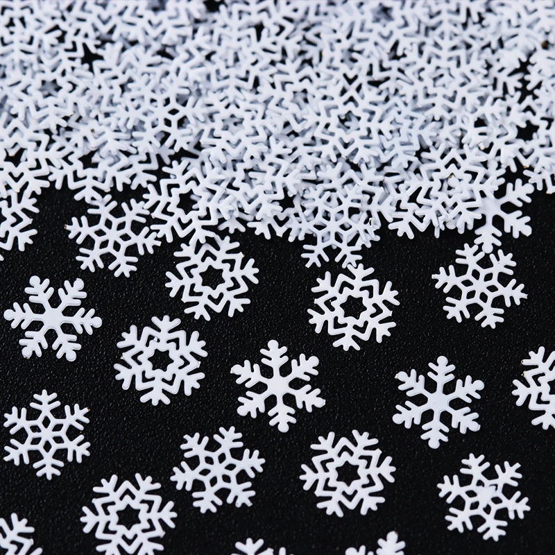 Рождественские снежинки для ногтей Блестки Белый Розовый Синий флакис маникюр Дизайн ногтей 3D украшение