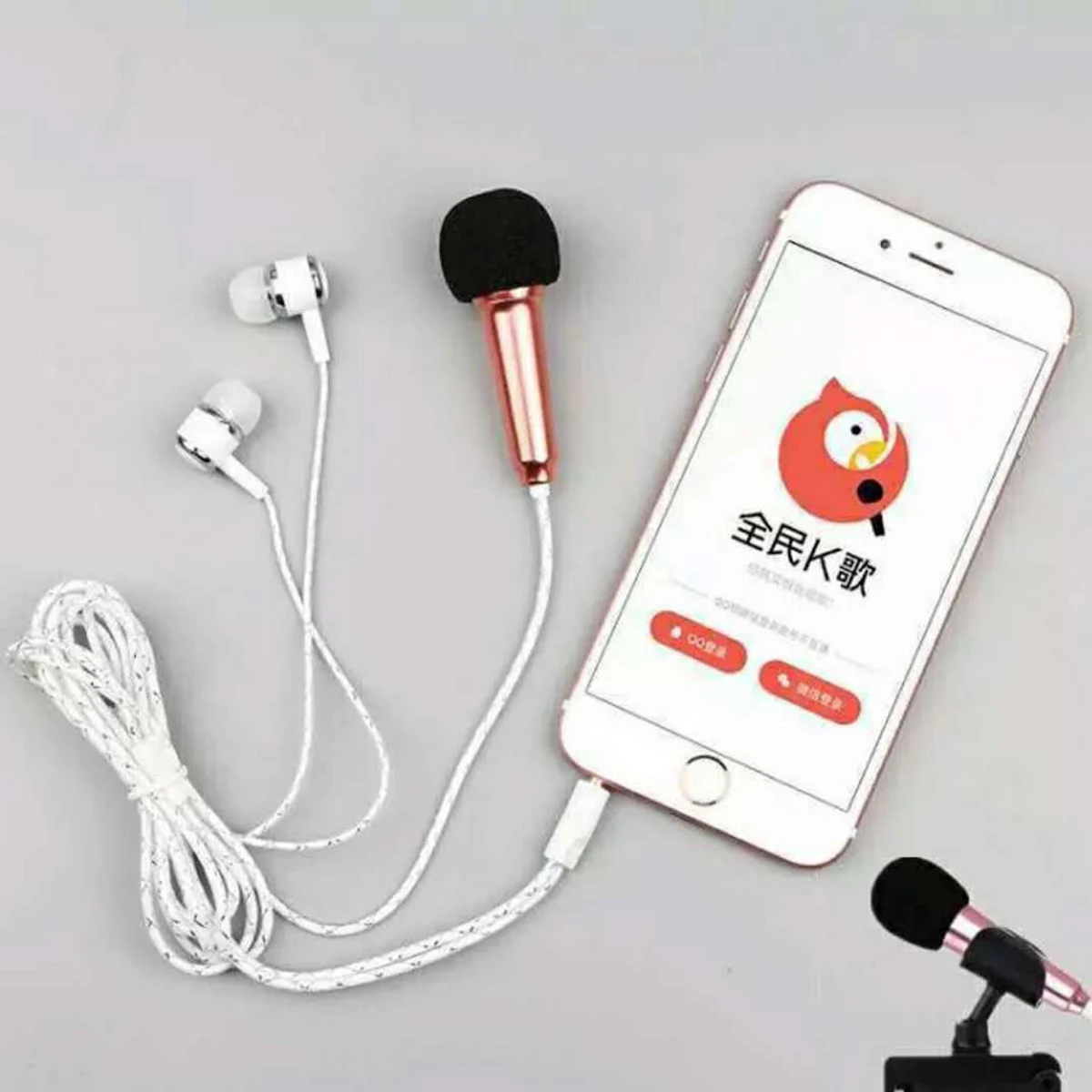 

Microphones microphone for phone earphone kit music sound recorder smartphone wire karaoke microphone mini for phone
