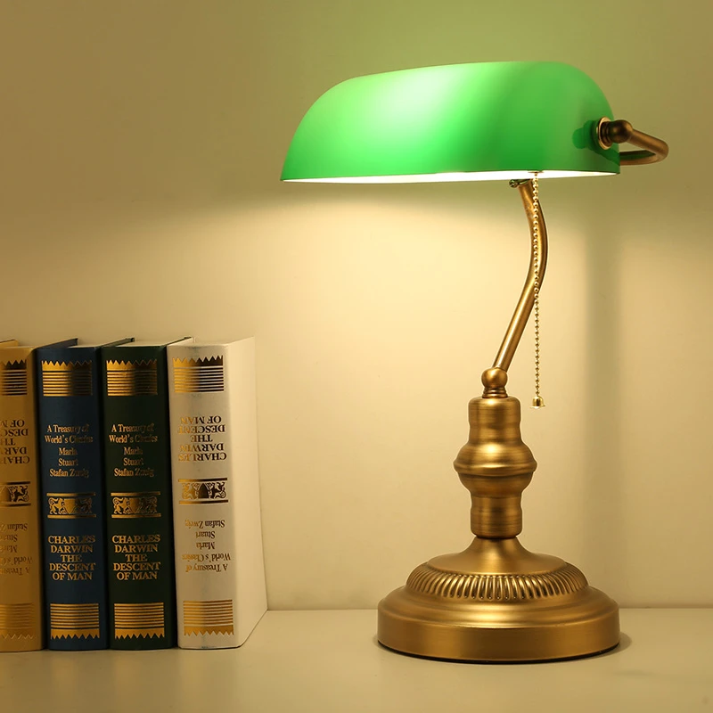 emerald green table lamp