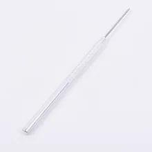 1 1 предмет металлическая глина мягкая глина алюминиевый стержень игла текстура подробно резьба и делая вспомогательный инструмент товары для рукоделия