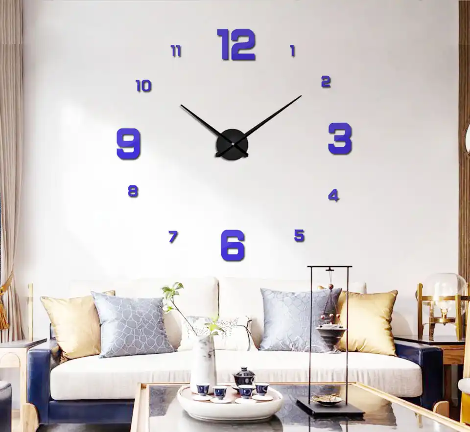 Novedad De 2020 Reloj De Pared Con Espejo Grande Y Decoracion