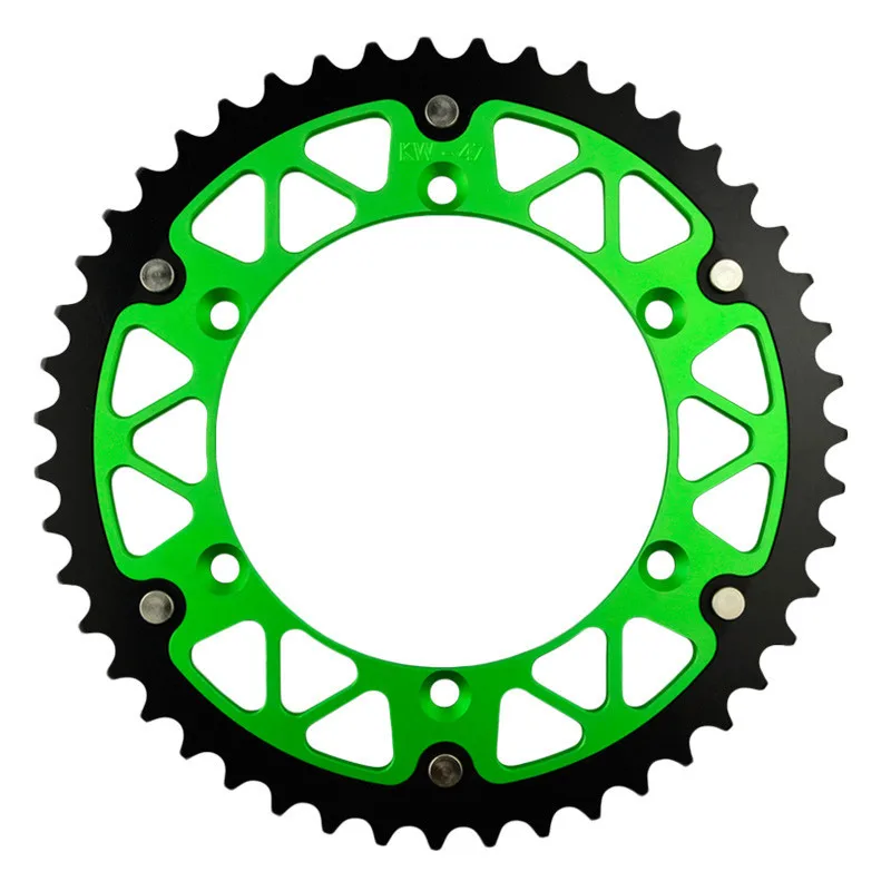 Мотоцикл Запчасти Сталь алюминиевые композитные 47 т Задняя звездочка для Kawasaki klx250s klx250 KLX 250 s 2006-07 2009-13 Fit 520 Сеть