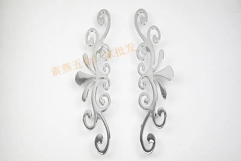 

New chrome plated Creative Kitchen Cupboard silver Handles\Cabinet Handles\Drawer Knobs\Furniture Pulls\Bars Knobs