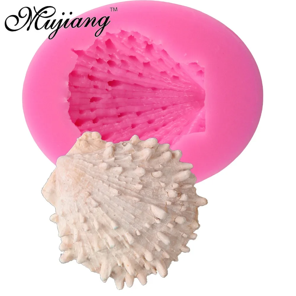 

Sea Shell Cake Silicone Molds Baby Party Cupcake Fondant Cake Decorating Tools Chocolate Gumpaste Candy Clay Resin Moulds CB349