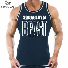Seven Joe, новинка, мужская майка для фитнеса, с принтом зверя, для мужчин, s, для тренажерного зала, бодибилдинг, стрингеров, майки, майка, брендовая одежда