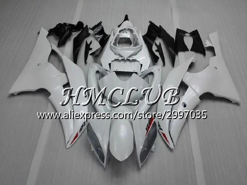 Инъекций для YAMAHA YZF R 6 R6 2008 2009 2010 2011 2012 17HC. 0 YZF 600 YZF-R6 YZF600 YZFR6 08 09 10 11 12 обтекатель синий белый - Цвет: No. 22 Pearl White