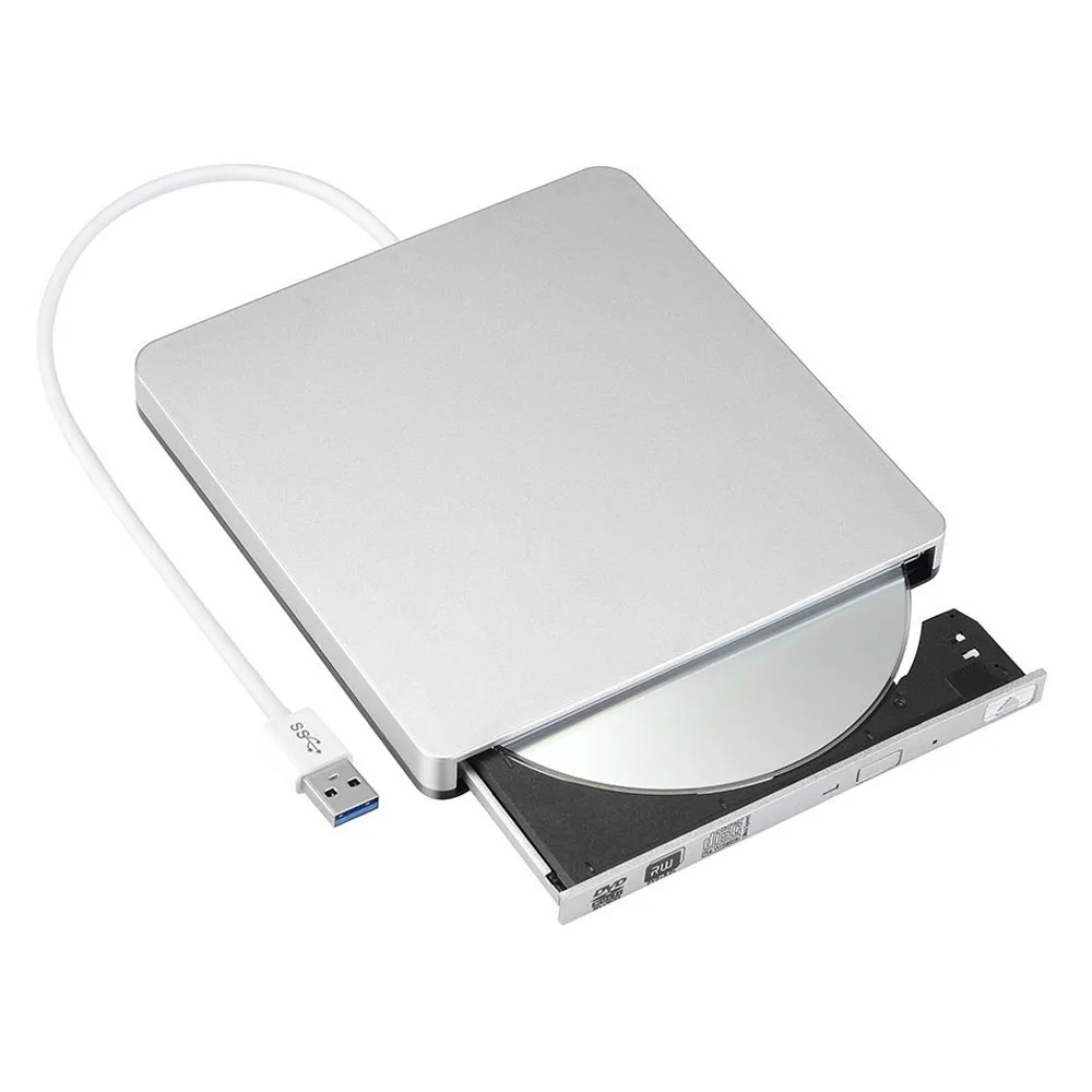 Внешний тонкий USB 3,0 DVD горелки DVD-RW VCD CD RW привод горелки Привод Superdrive портативный для Apple Mac mac book Pro Air iMAC ПК