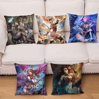 

Colorful Cartoon Sexy Girl Cushion Cover Sofa Iron Man Pillow Case Decor Pillow Cover Cushion Covers Pillowcase