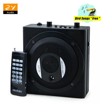 

60W 800M Remote Control Hunting Decoy Animal Speaker Bird Caller Bird Sound Calls MP3 FM Radio Support TF Card USB Portable Bag