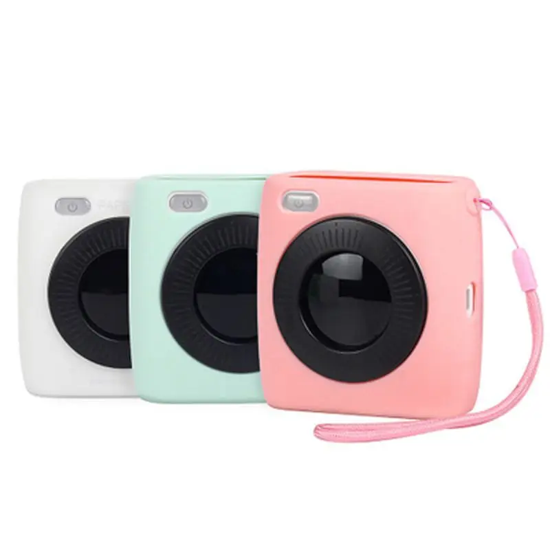 

Soft Silicone Translucent Protective Cover Carrying Storage Case Bag Shell Protector For Paperang P2 Generation Photo Printer Ac