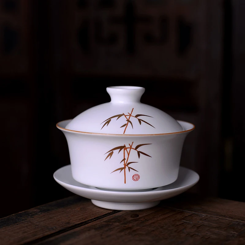 180 мл чайная чашка Chawan керамический чайный набор кунг-фу чайник Gaiwan Tie Guanyin Dahong Pao oolong чай кухня обеденный бар чайная посуда - Цвет: D