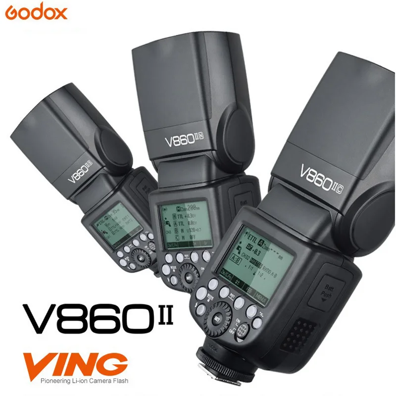 DHL Godox Ving V860II V860II-N E-TTL HSS 1/8000 литий-ионный аккумулятор Speedlite вспышка+ X1T-N передатчик для Nikon DSLR+ подарочный комплект