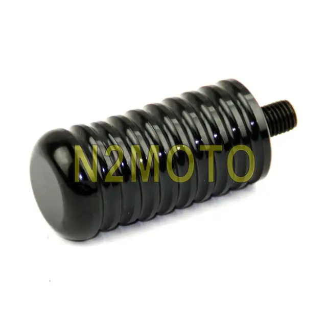 Sliver Motorcycle Ribbed Shifter Peg Extended Shifter Peg for Harley