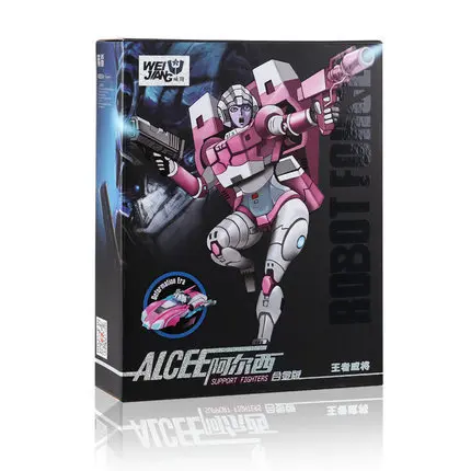 

IN Stock Wei Jiang WJ G1 Transformation Arcee Alloy IDW Oversize Enlarge Female MasterPiece Action Figure Robot Collection Toys