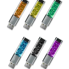 Новая модная дверная ручка со стразами, Usb флеш-накопитель, 32 ГБ, Usb 2,0, 4 ГБ, 8 ГБ, 16 ГБ, Usb флешка, флеш-диск, металлическая флеш-карта