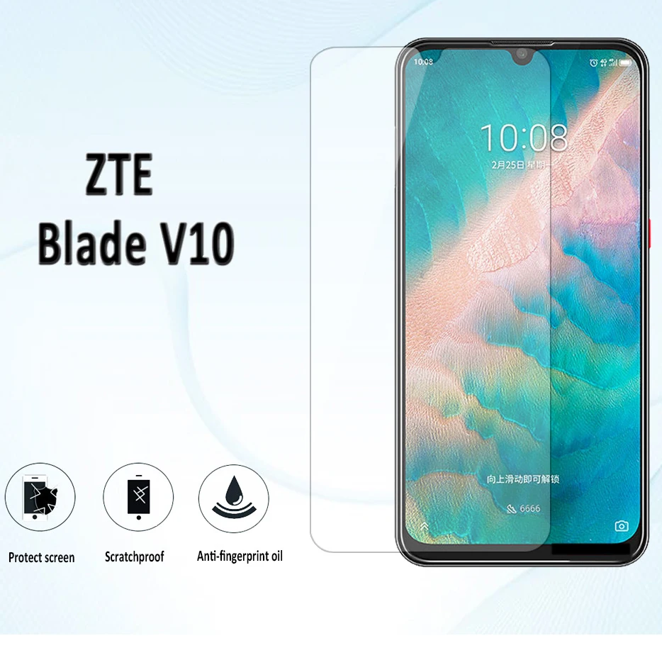 

Tempered Glass For ZTE Blade V10 / V10 Vita Glass Screen Protector 2.5D 9H Premium Tempered Glass Protective Film