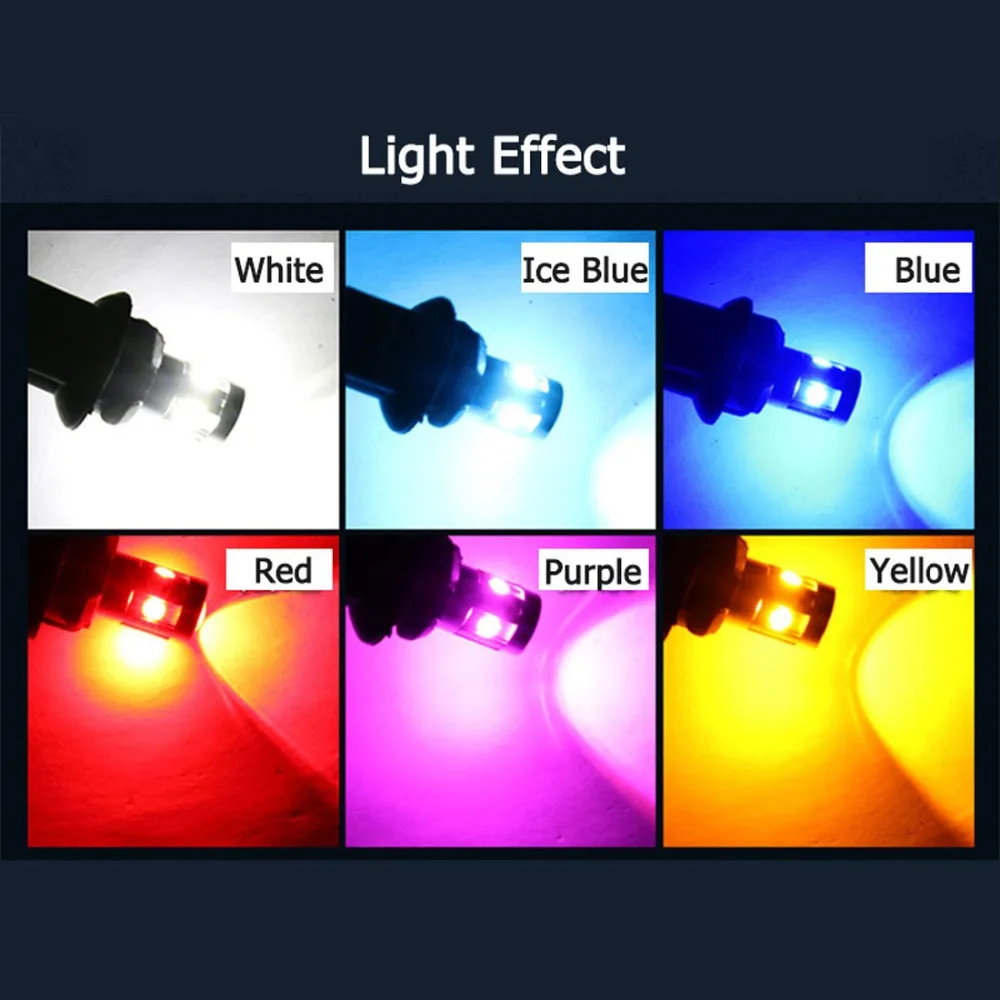 

2x T10 W5W CREE Chip Led 45W Aluminum Case Bulbs DRL Car Clearance Lights ,Warm yellow/Amber, purple, red, blue, ice blue