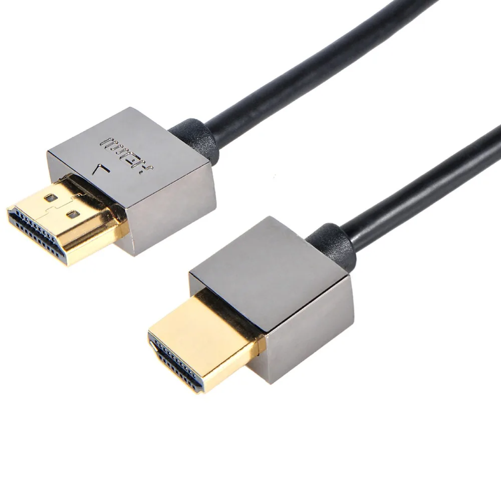 Ультратонкий гибкий HDMI 2,0 с высоким уровнем Скорость кабель, Поддержка 3D, 4K@ 60 Гц, Ethernet, реверсивным звуковым для PS4, X, K-коробка nintendo переключатель и т. д