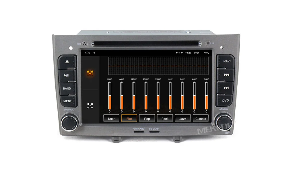 Excellent MEKEDE 2 din car dvd player Android 9.1 autoradio multimedia player for PEUGEOT 308 2007-2013,408 2011-2014 with gps navigation 18