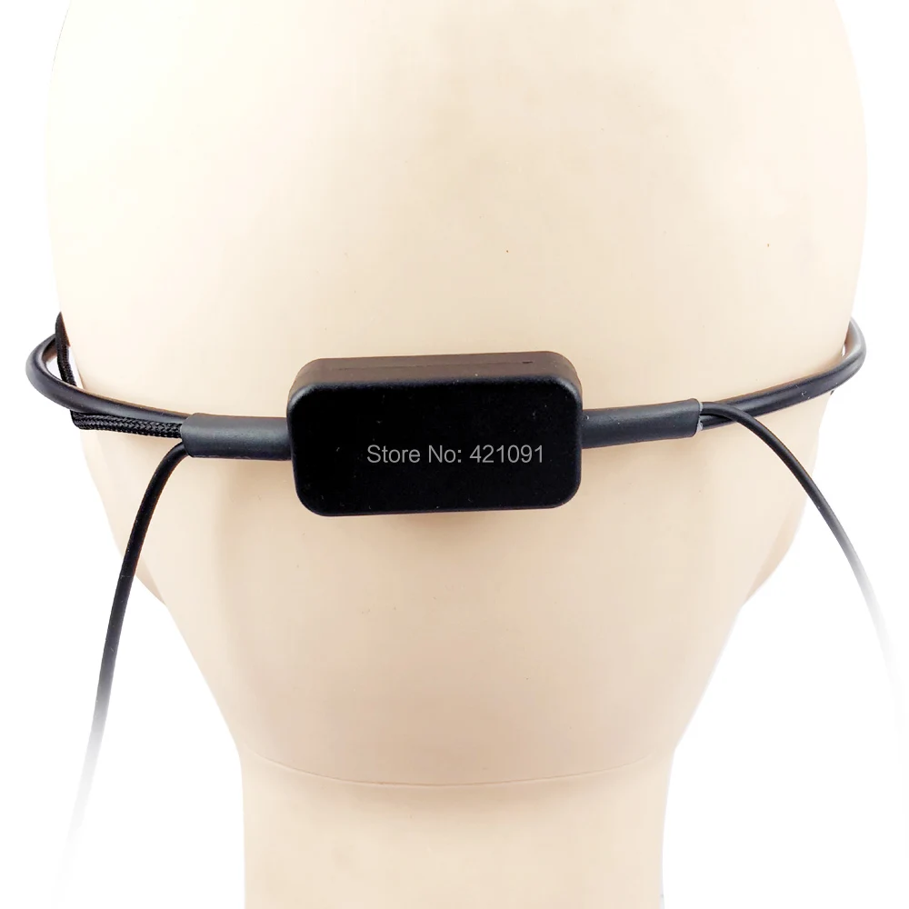 Unilateral Rear-mounted Headset Mic for Baofeng KENWOOD Radio 11