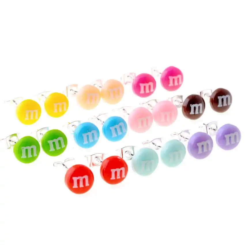 Free Shipping 2pcs Candy Letter M Resin Pendant Necklace 18 Cute Sweet Gift B0024 Pendant Necklace Resin Pendantletter M Aliexpress