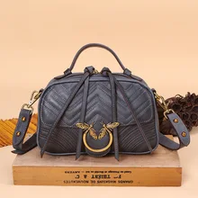 Маленькая роскошная женская сумка из натуральной кожи, Женская ретро элегантная сумка через плечо, сумка из коровьей кожи ручной работы, женская сумка через плечо