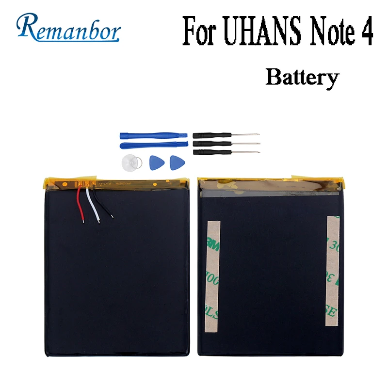 Remanbor For UHANS Note 4 Battery Backup Mobile Accessories for Smartphone Replacement+Tools good quality | Мобильные телефоны и