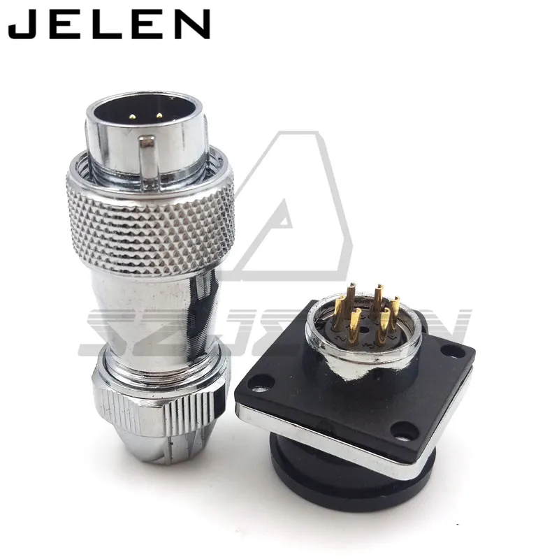 

ws16 Waterproof and dustproof connector 6 pin plug and socket, cable waterproof connector, wire connector, cable connector