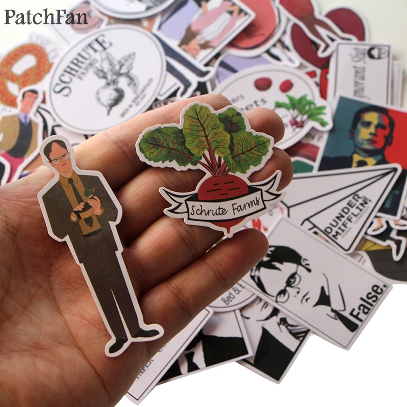 Patchfan 46 шт., для офиса, забавные ТВ-шоу, детские игрушки, Стикеры для DIY скрапбукинга, альбома, ноутбука, телефона, ноутбука, наклейка, стикеры A1763