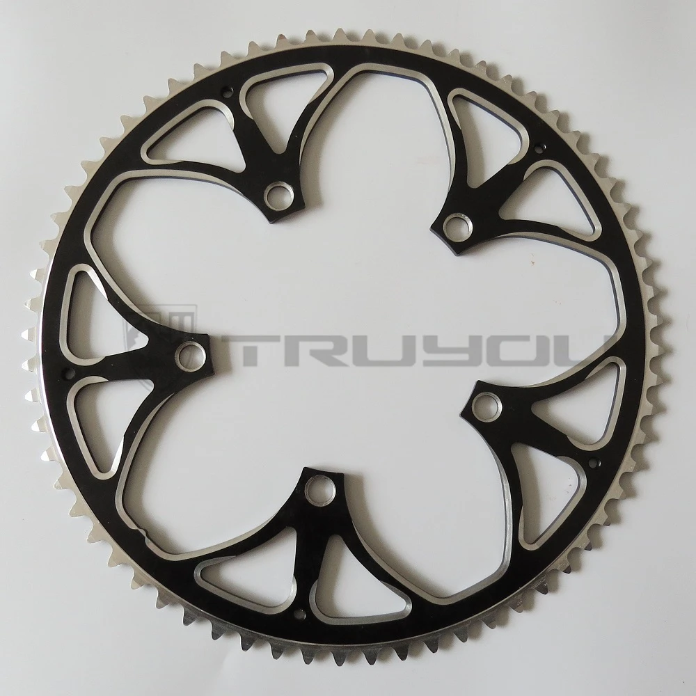 Chain Wheel PCD 130 BCD 65T Aluminum Alloy CNC Road Bicycle Chainring