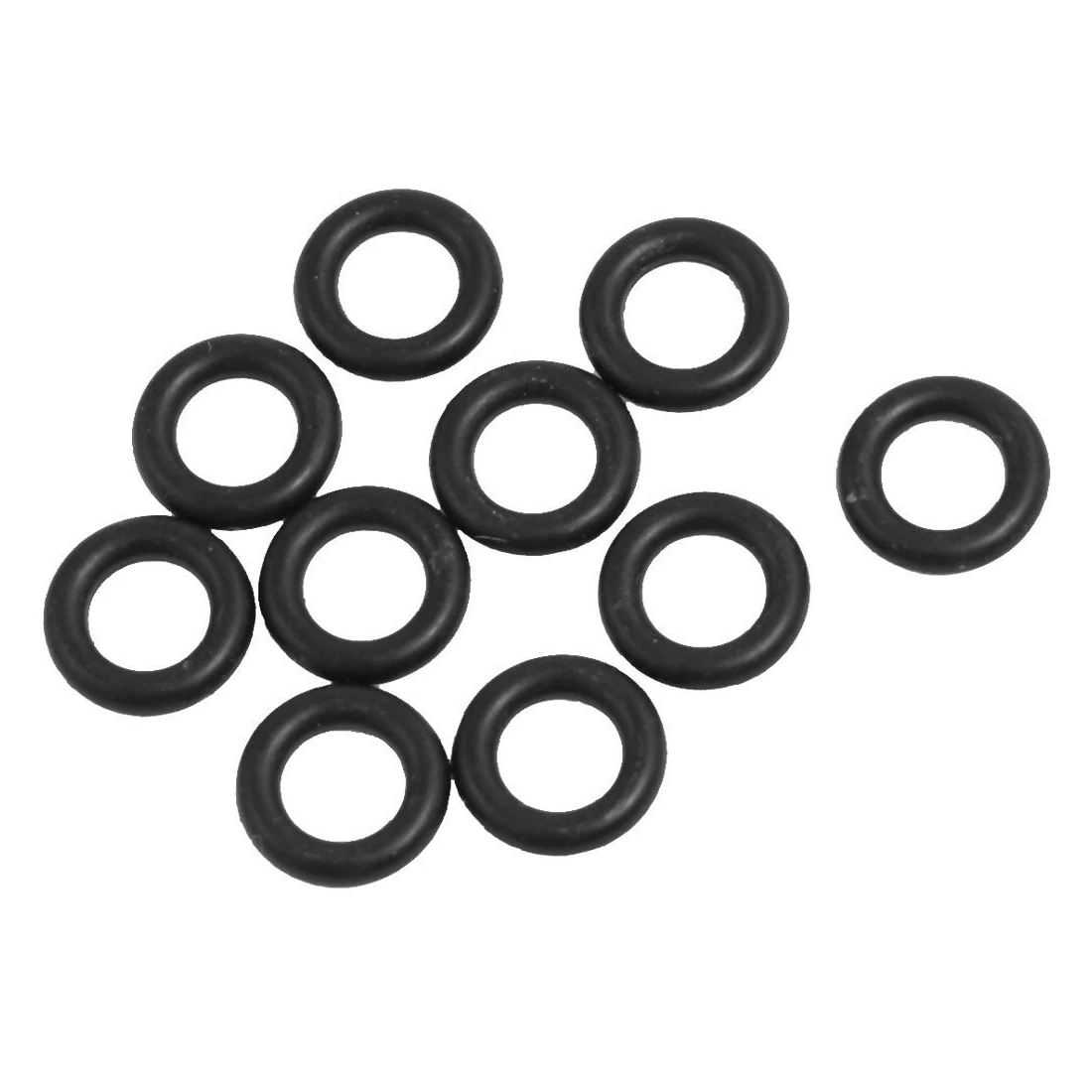 

10 pcs Black Rubber Oil Seal O-rings Seals washers 11 x 6 x 2.5mm