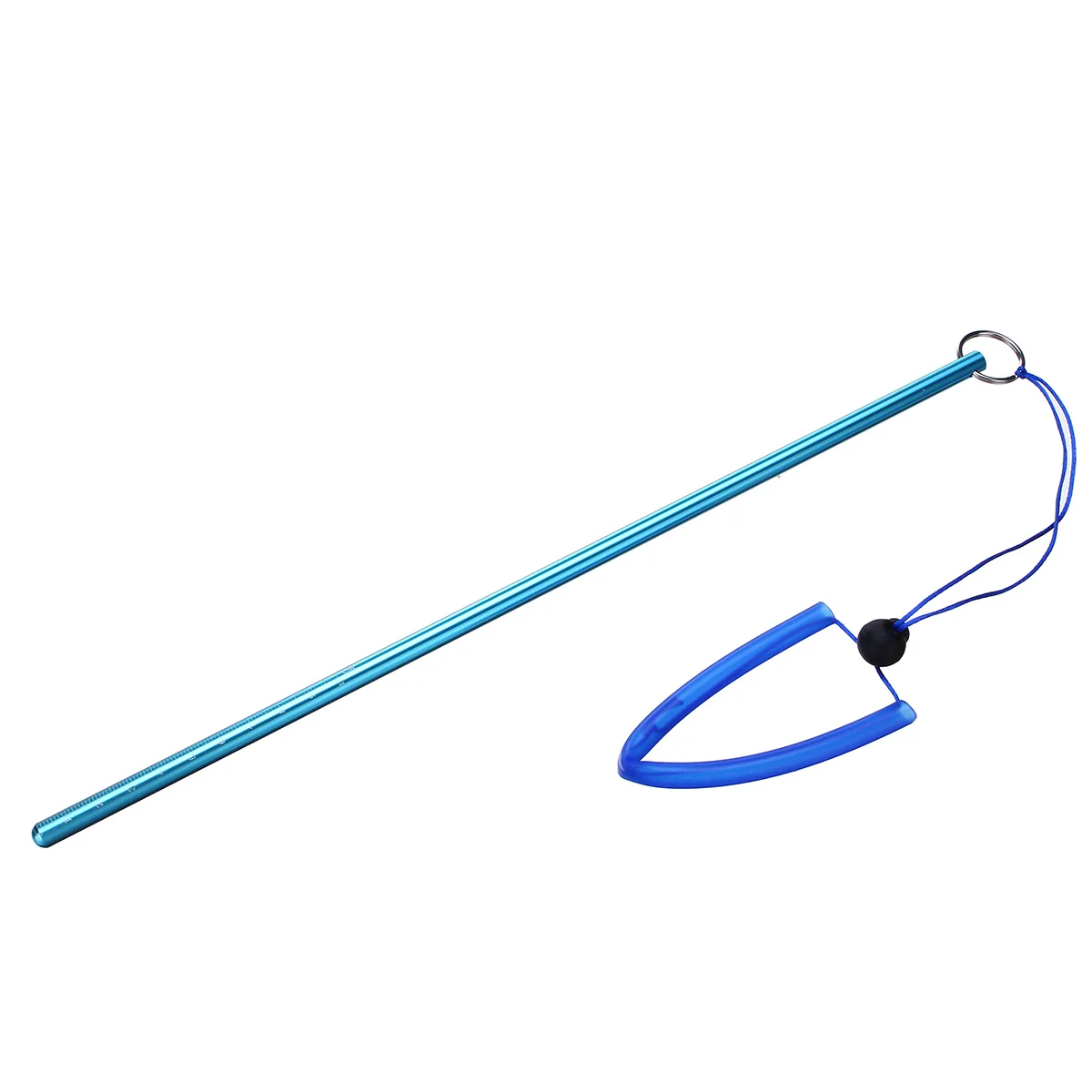 Подводное Дайвинг палочка для лобстера из алюминиевого сплава с резиновым ремешком для подводного шейкера хлопушка - Цвет: Синий