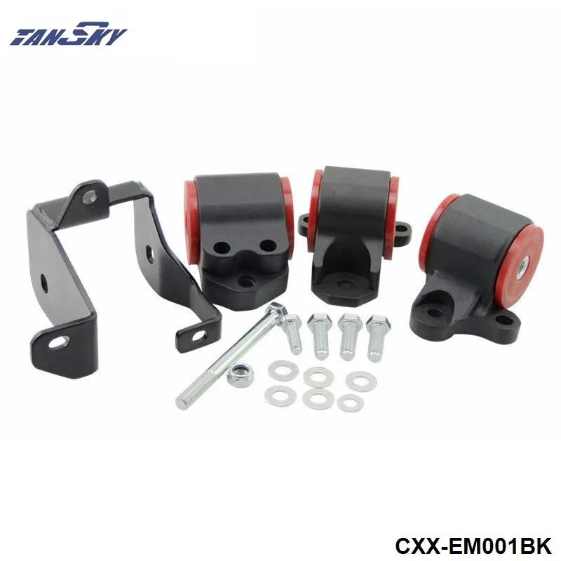 EK Engine Motor Mount Conversion Swap Kit for Honda Civic D-Series / B-Series Engine TK-CXX-EM001BK