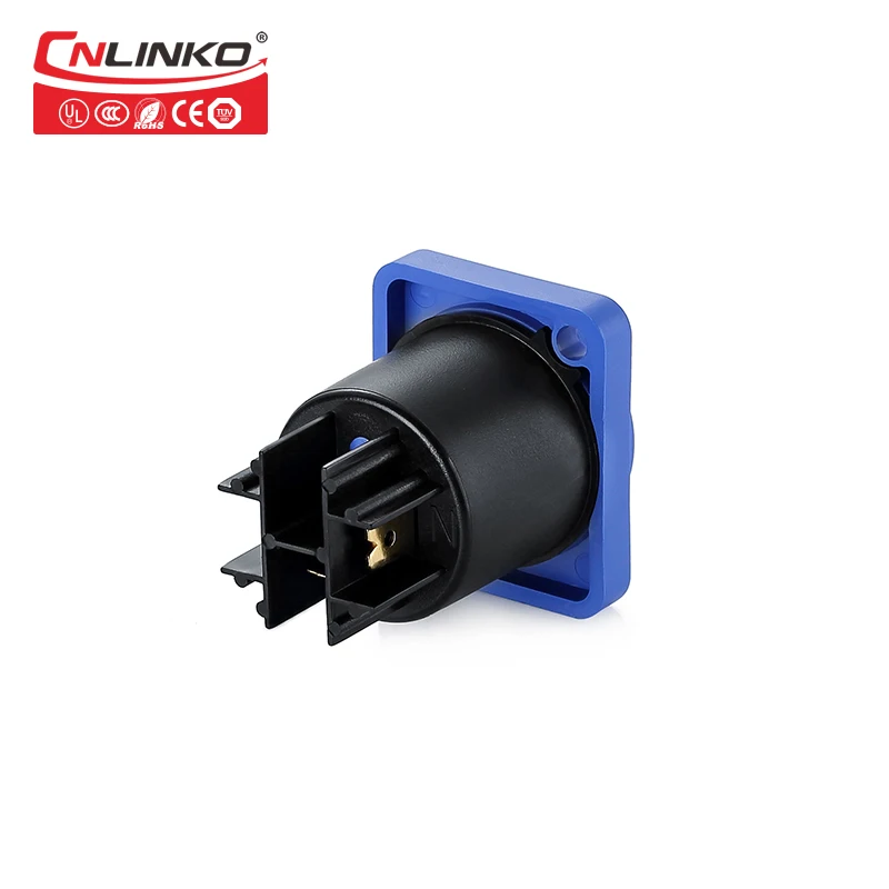 M24 3 Pin 500V 20A AC мощность винт тип пластиковый разъем IP67 Водонепроницаемый
