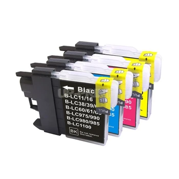 

UP 4x compatible ink cartridge LC11 LC16 LC38 LC39 LC985 LC61 LC65 LC67 LC980 LC990 LC1100 for Brother DCP- J140W/145C
