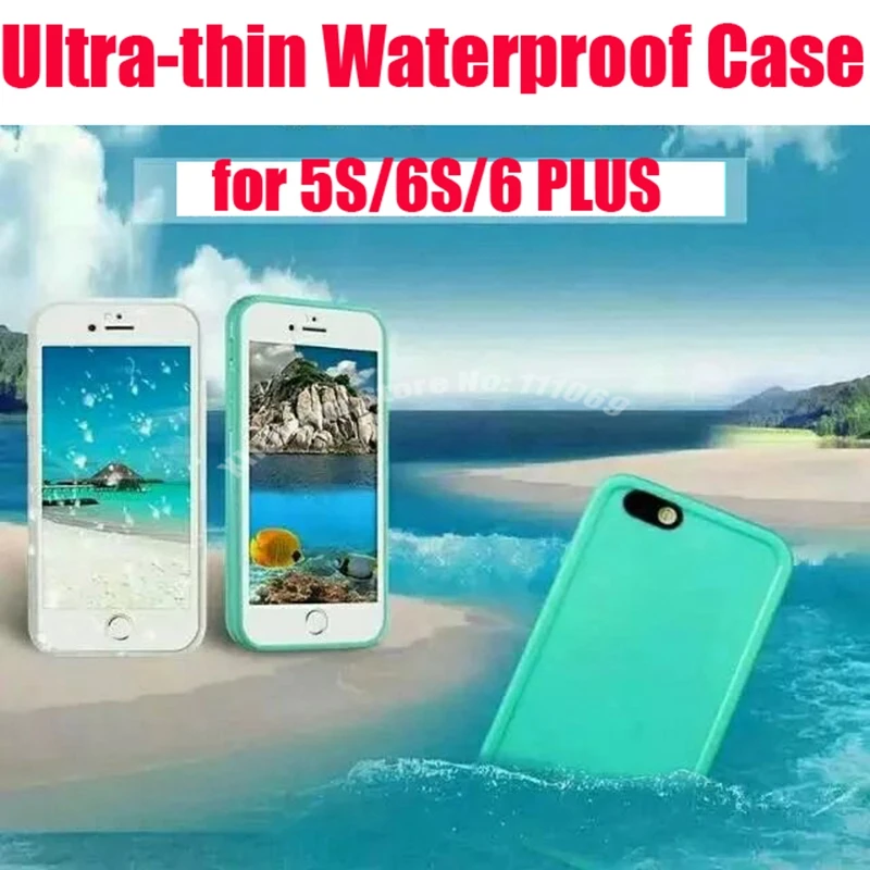 Водонепроницаемый чехол для телефона iPhone 12 Pro 6 7 8 Plus SE 5 водонепроницаемый из ТПУ