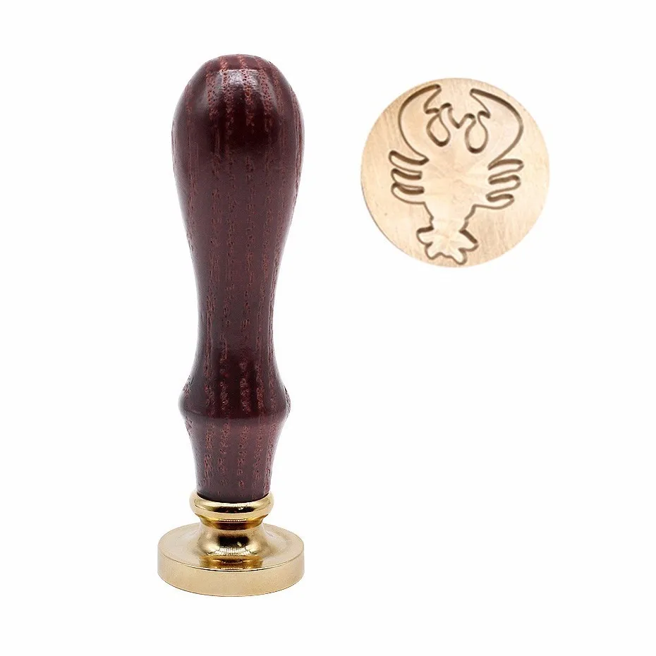 

1 Pc Love Series Retro Wood Handle Sealing Wax Stamp Decorative Greeting Birthday Wedding Invitation Stamps Halloween Stamps