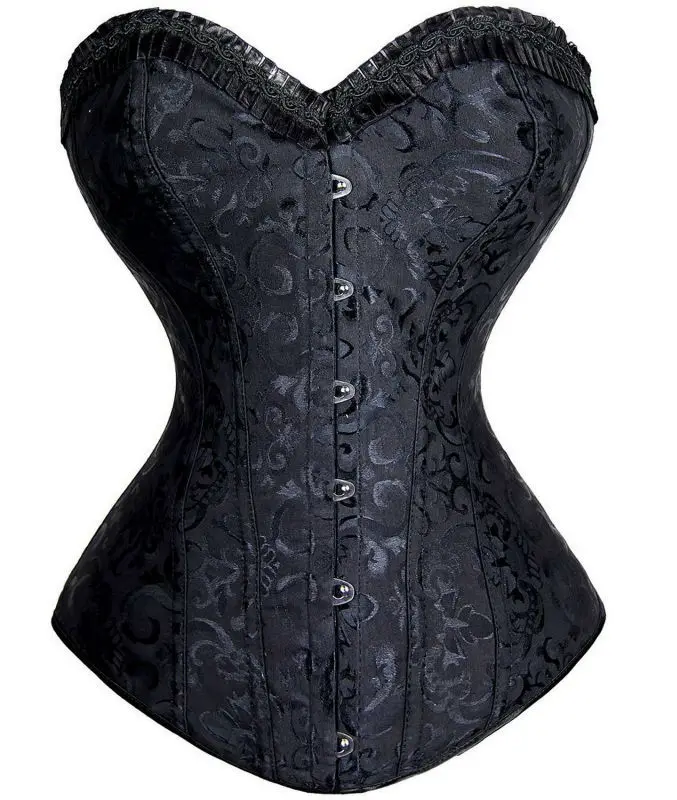 Hot New Women Push Up Wedding Corset Top Steel Boned Waist Trainer