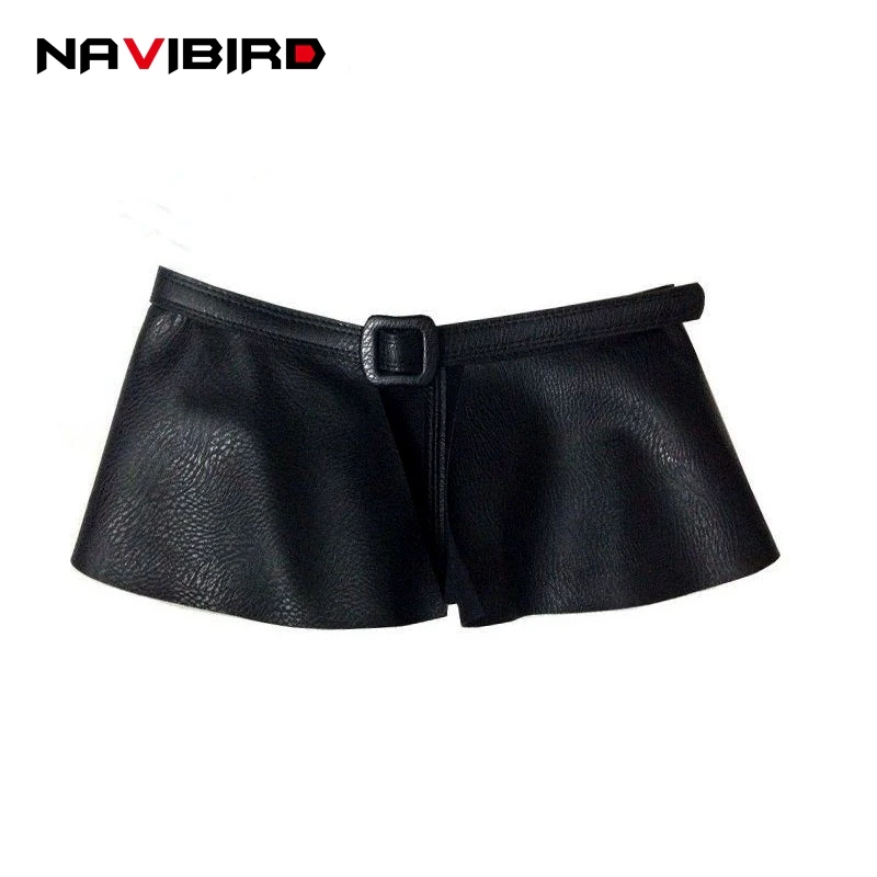 

Trending Woman Wide Dress Belt Fashion Ruffle Skirt Peplum Corset Belt Cummerbund Decoration Accessories For Women Riem